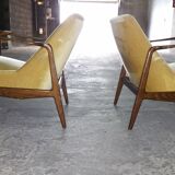 Chair of the 50s/60s vintage Recliner system