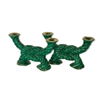 Ceramic candle holders