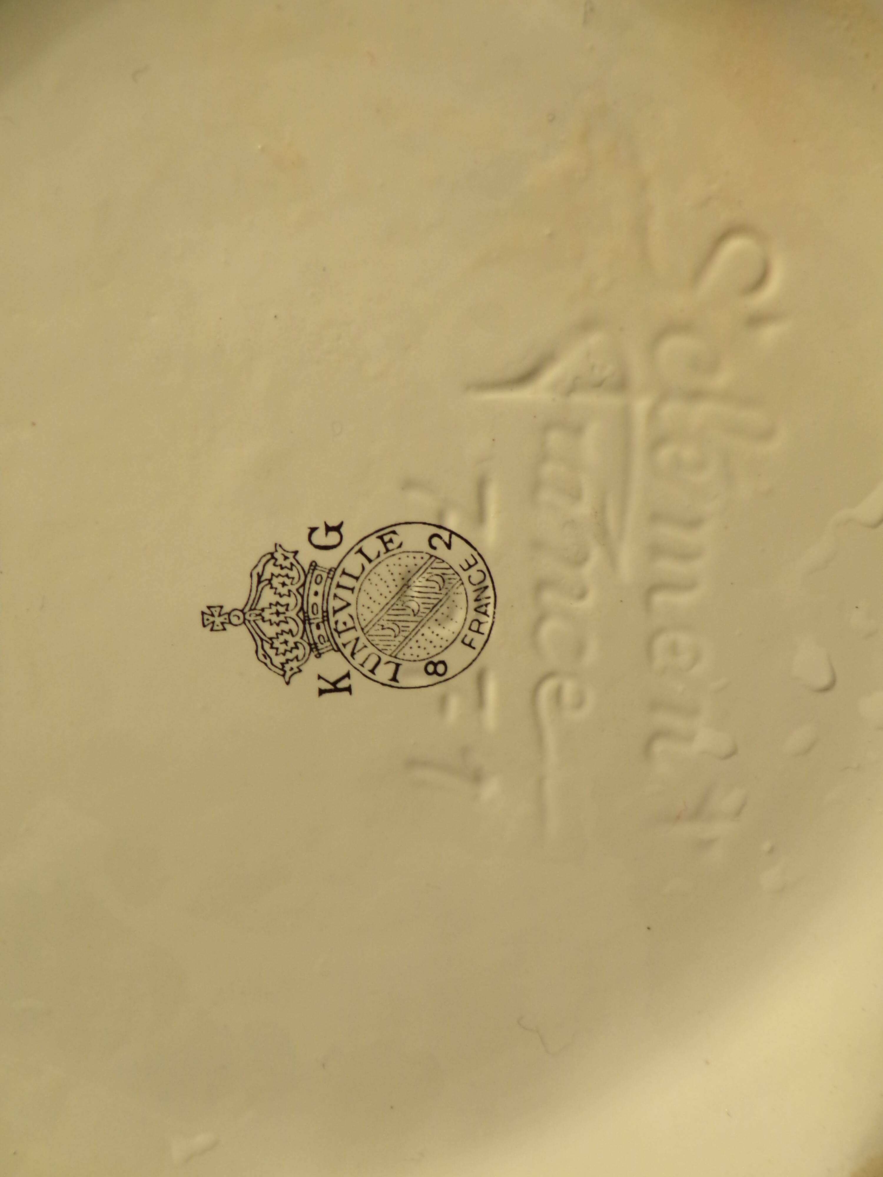 Lunéville Kg flowerpot with street lamp decor