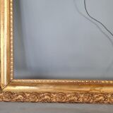 Old frame wood stucco gilding original 73x60 cm, foliage 61.3x48.8cm SB