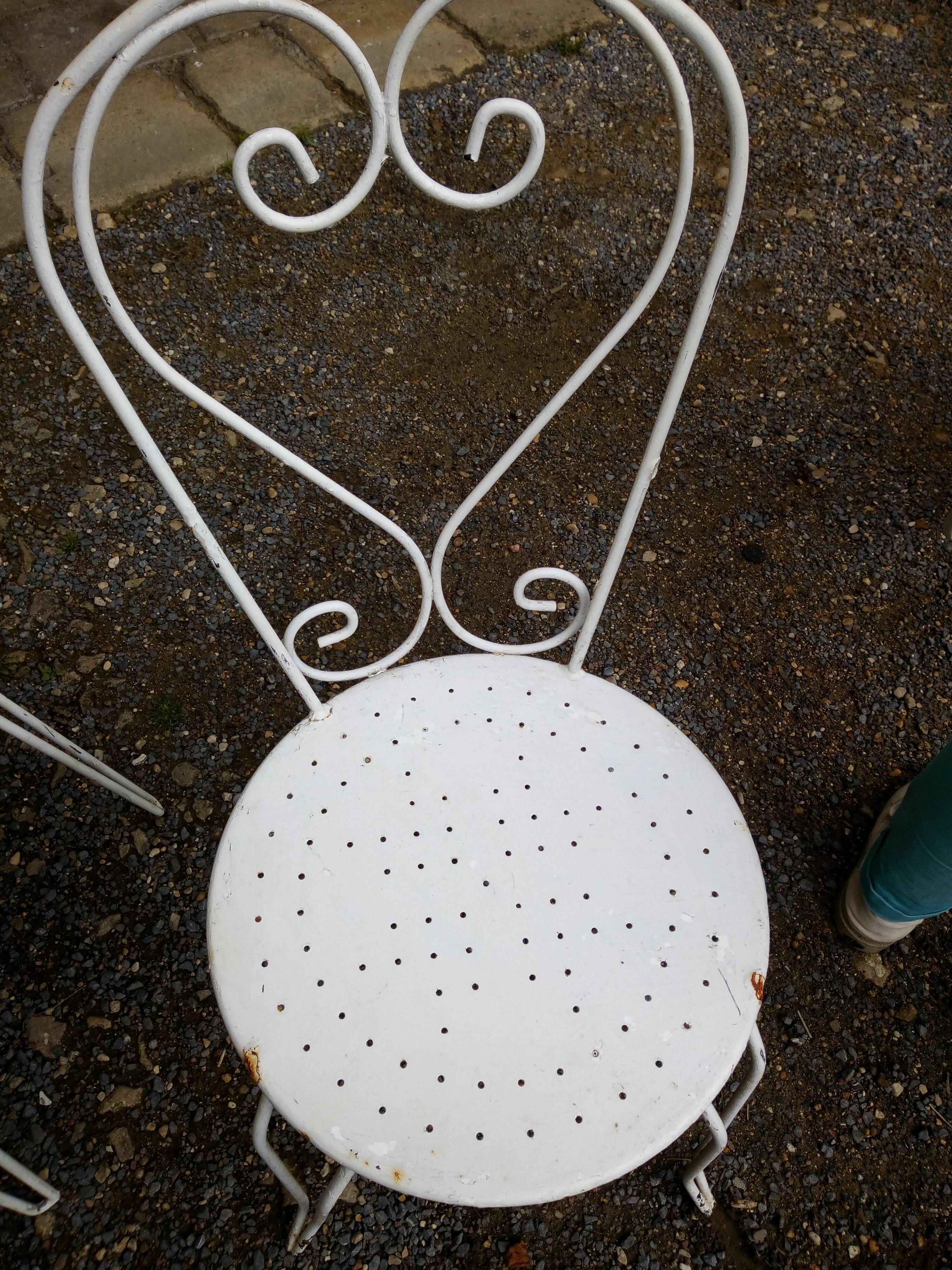 Garden furniture with two chairs