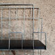Library structure valchromat black metal shelf