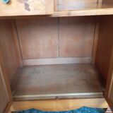 Louis XV style rosewood marquetry display case