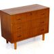 Commode en teck, Suède, 1960