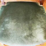 Pair of mahogany armchairs/palm décor/Restoration period