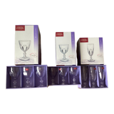 18 glasses Cristal D'Arques Paris model Rambouillet
