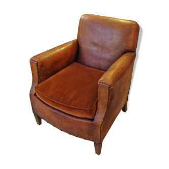 Wheelchair club art deco leather