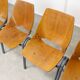 Linking Shell Chairs by Niko Kralj for Stol Kamnik, 1970s