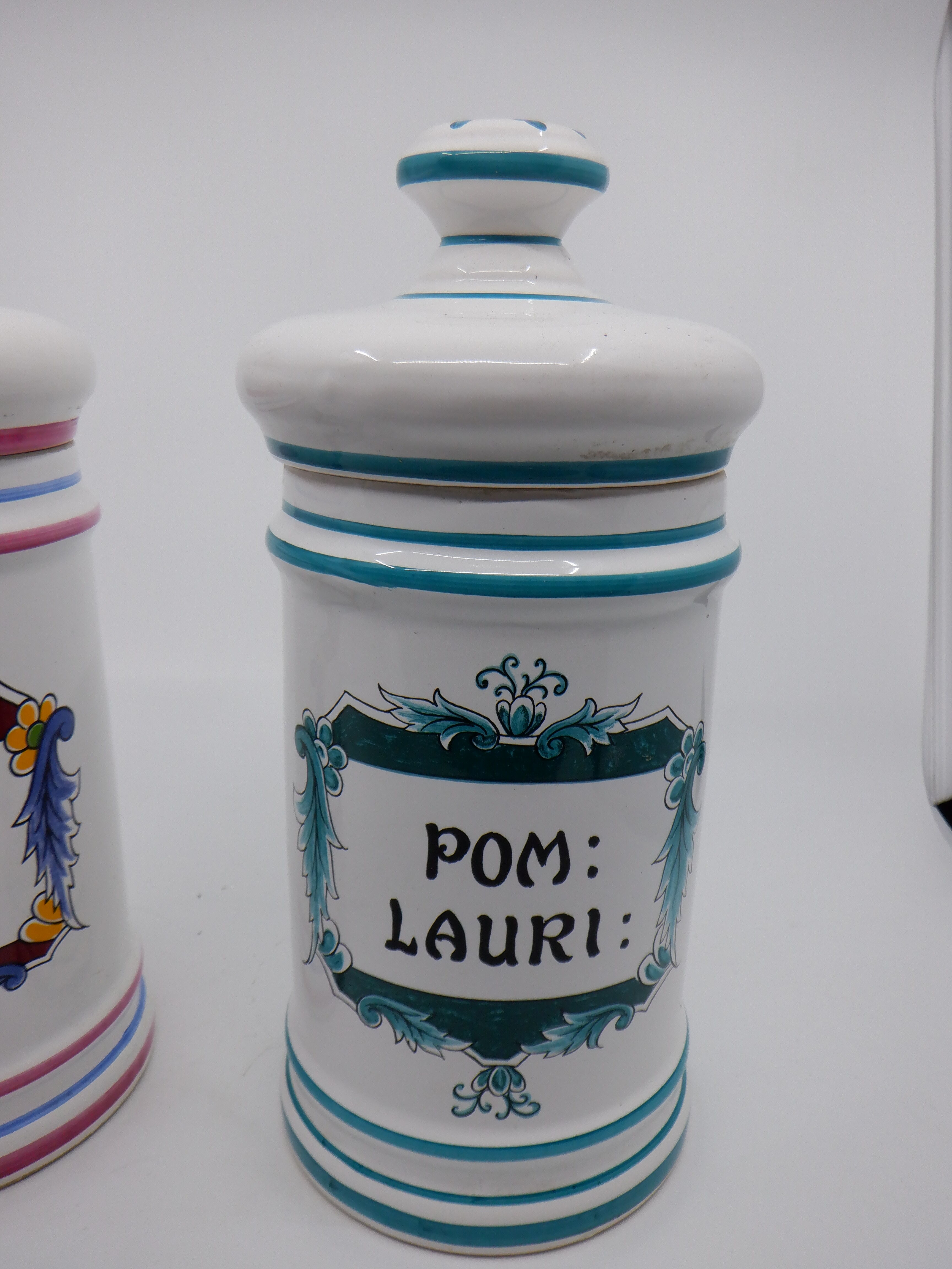 2 Cotoflex Pharmacy Jars