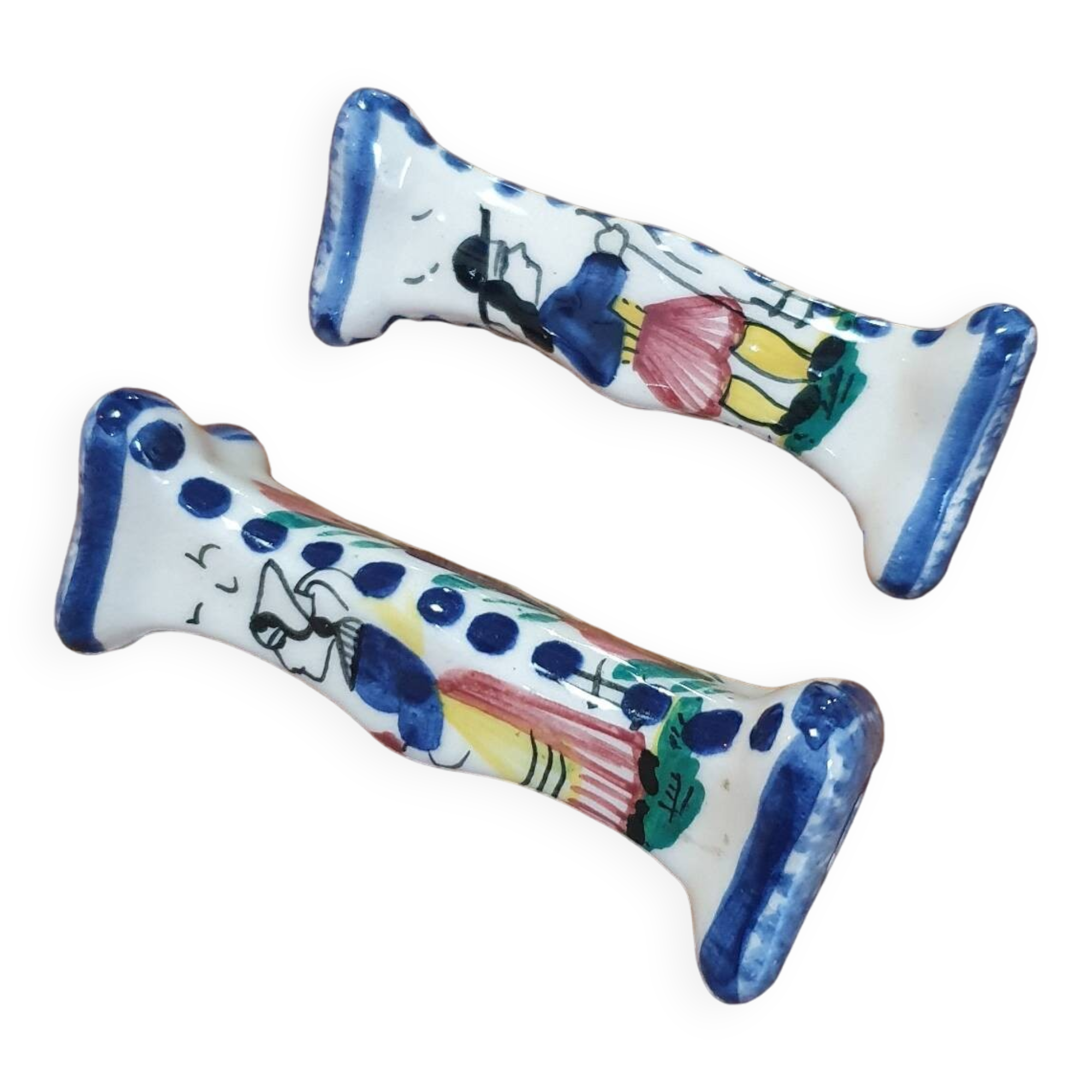 2 Henriot Quimper knife holders