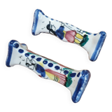 2 Henriot Quimper knife holders
