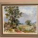 Original Swedish Oil on Canvas – “Landscape” by Sigurd Hagegård – Signed – Vintage & Framed – 62 × 53 cm (24.4" × 20.9")