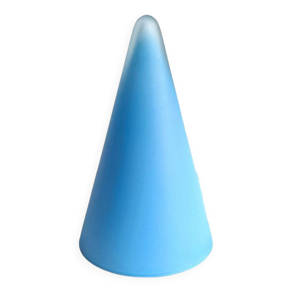 Lampe Teepee SCE verre bleu vintage