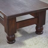 Rustic oak coffee table 1960