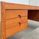 Vintage Scandinavian teak desk attributed to Christian Linneberg.