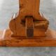 Rustic 20th century solid oak dinner table, France
