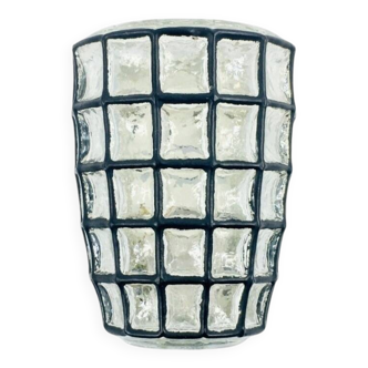 Mid-Century Glass Wall Light from Limburg, Germany, 1960s