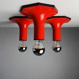 Trio of Staff Lights wall/ceiling lamps 70's, Germany