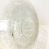 Grande demijohn transparente 1950