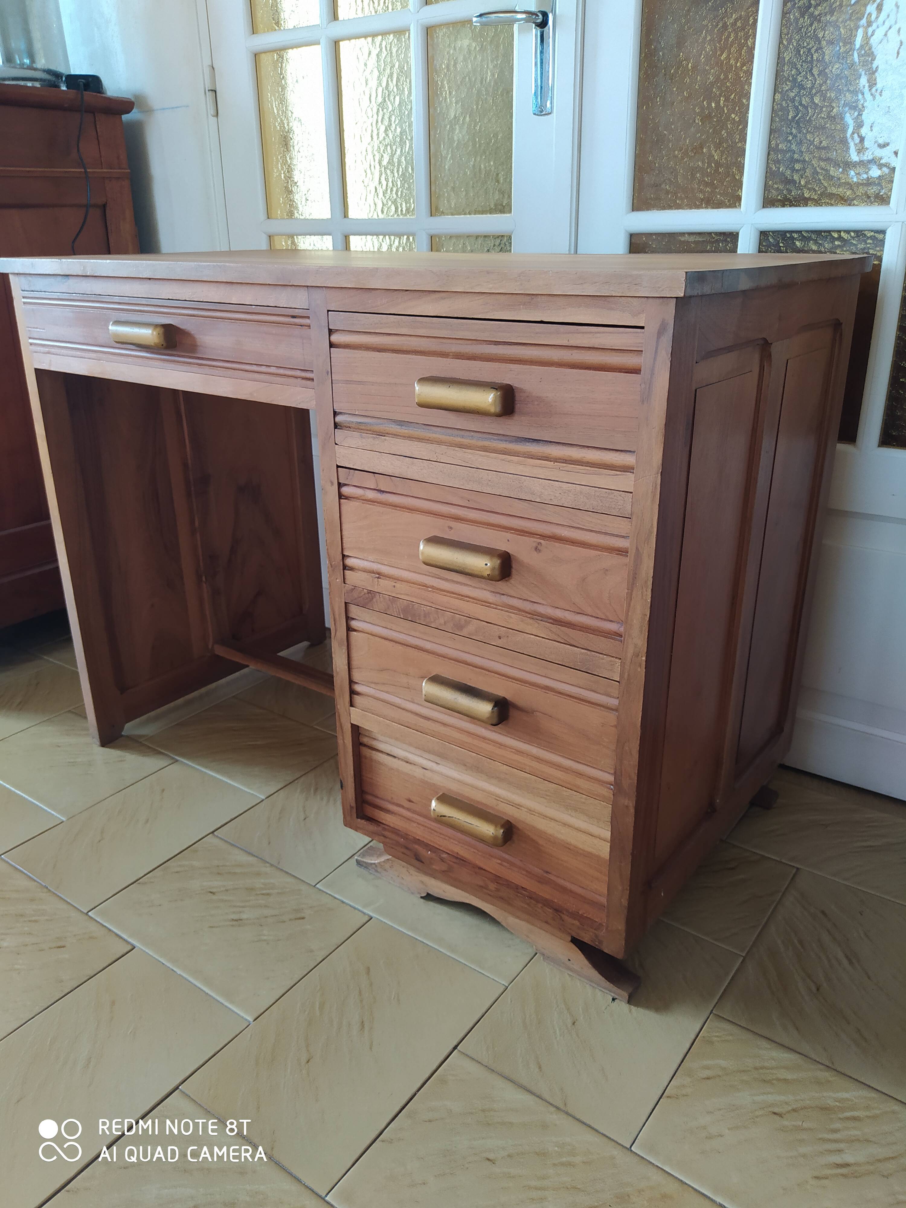 Vintage solid wood desk