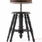 Dutch antique adjustable piano stool