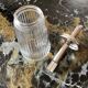 Uwo vintage glass sugar dispenser