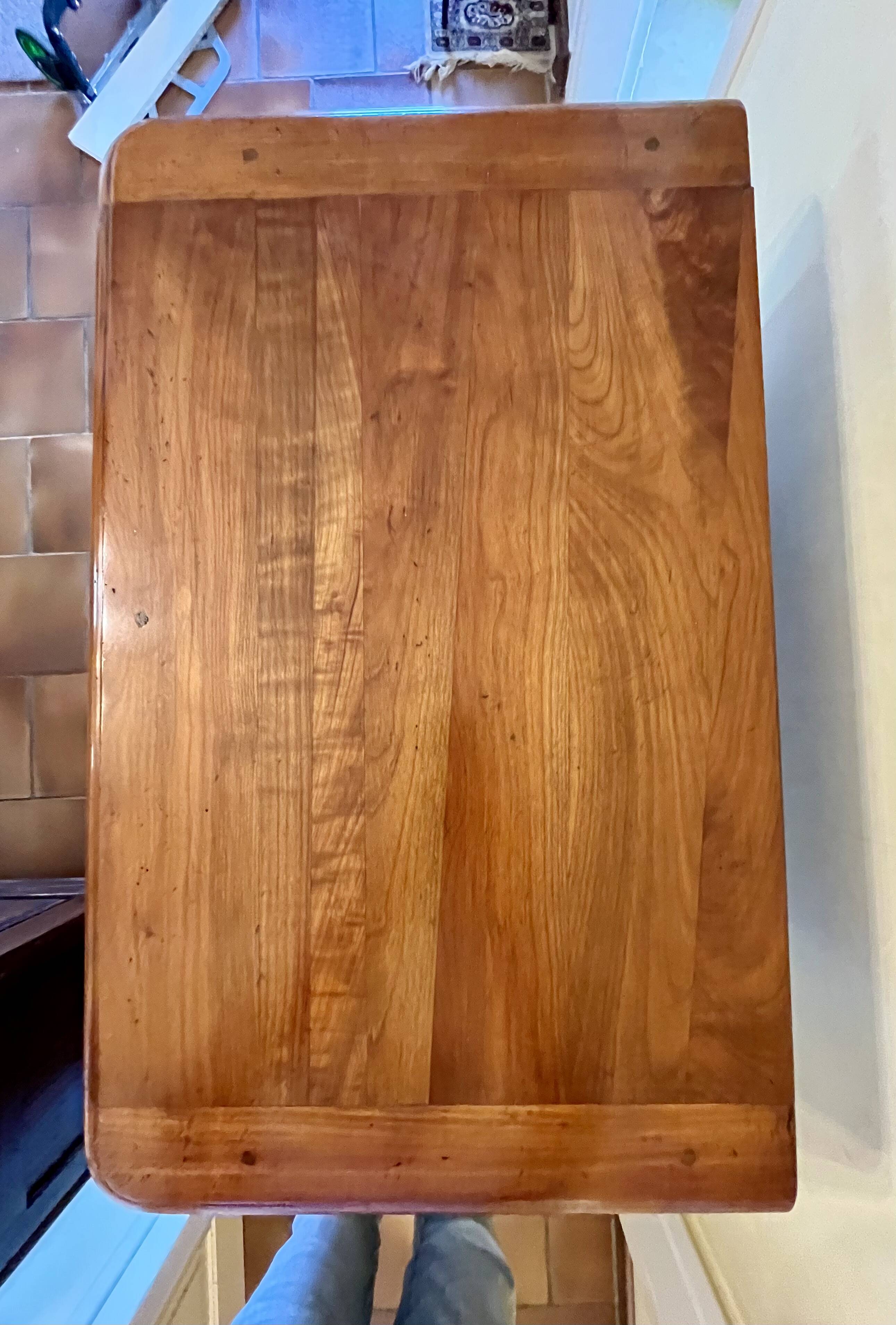 Buffet en bois massif, 1 porte, 1 tiroir