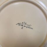 Lot vintage ceramic plates Saint Clément