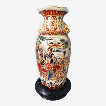 Chinese vase XIXth porcelain Canton