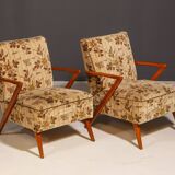 Fauteuils tchécoslovaques du milieu du siècle, années 1960, lot de 2