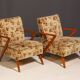Fauteuils tchécoslovaques du milieu du siècle, années 1960, lot de 2