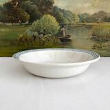Hollow ironstone dish model 4014 Saint Amand