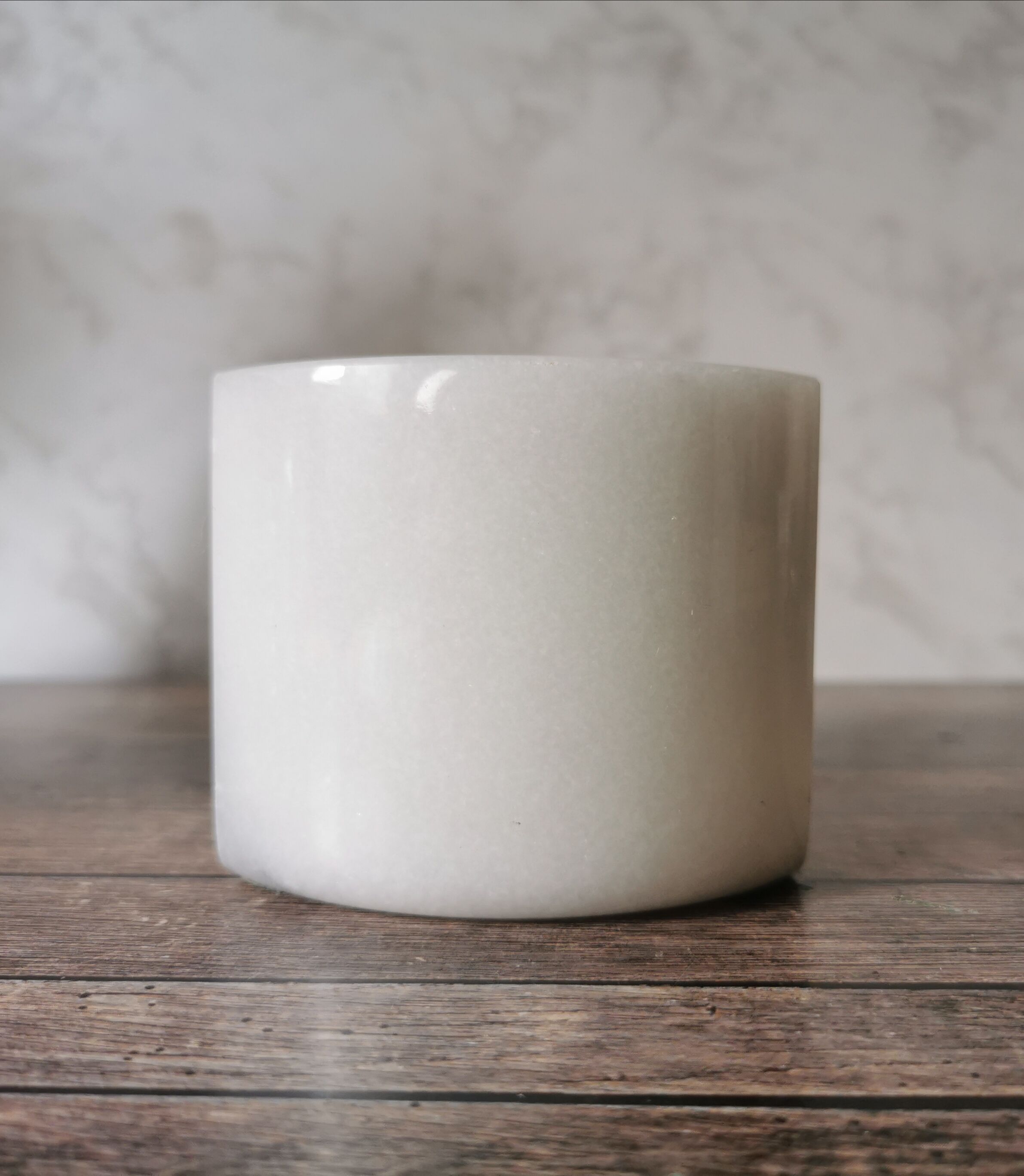 Ashtray and marble under glass