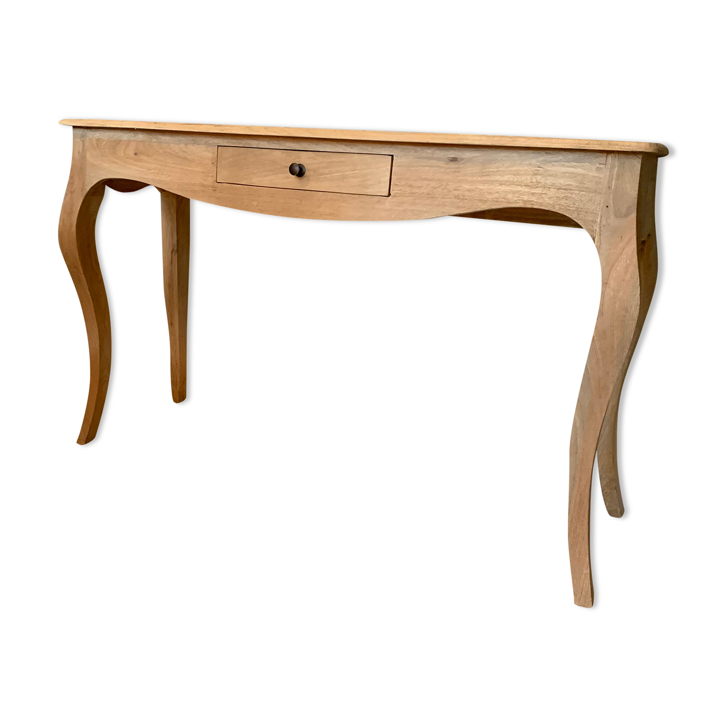Light oak console