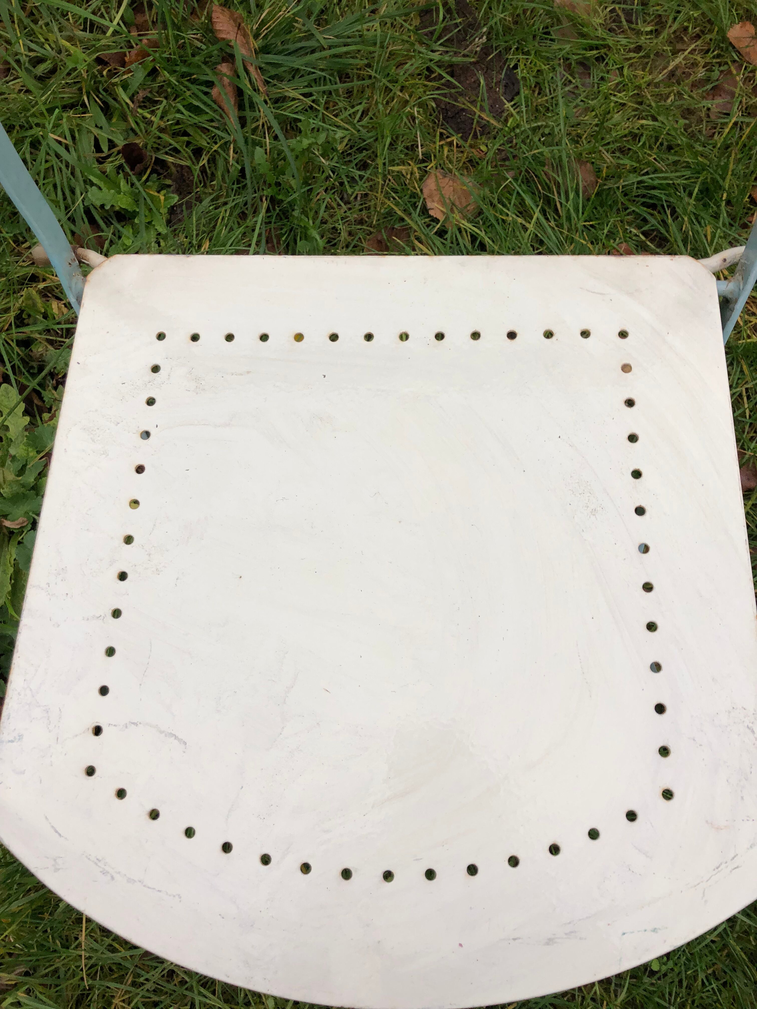 Metal folding garden chairs