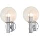 Glass wall lamp Germany 70s