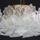 Verona, Luxury Italian Murano Glass Ceiling Light or Flush Mount, 1980s