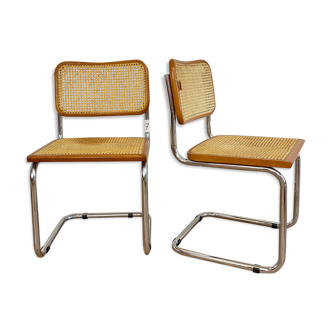 2 Cesca B32 chairs by Marcel Breuer