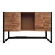 Hiba oak and industrial metal sideboard from La Redoute Interiors