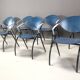 Chaises de salle à manger post-modernes, années 1990