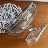 Standing cut square glass base