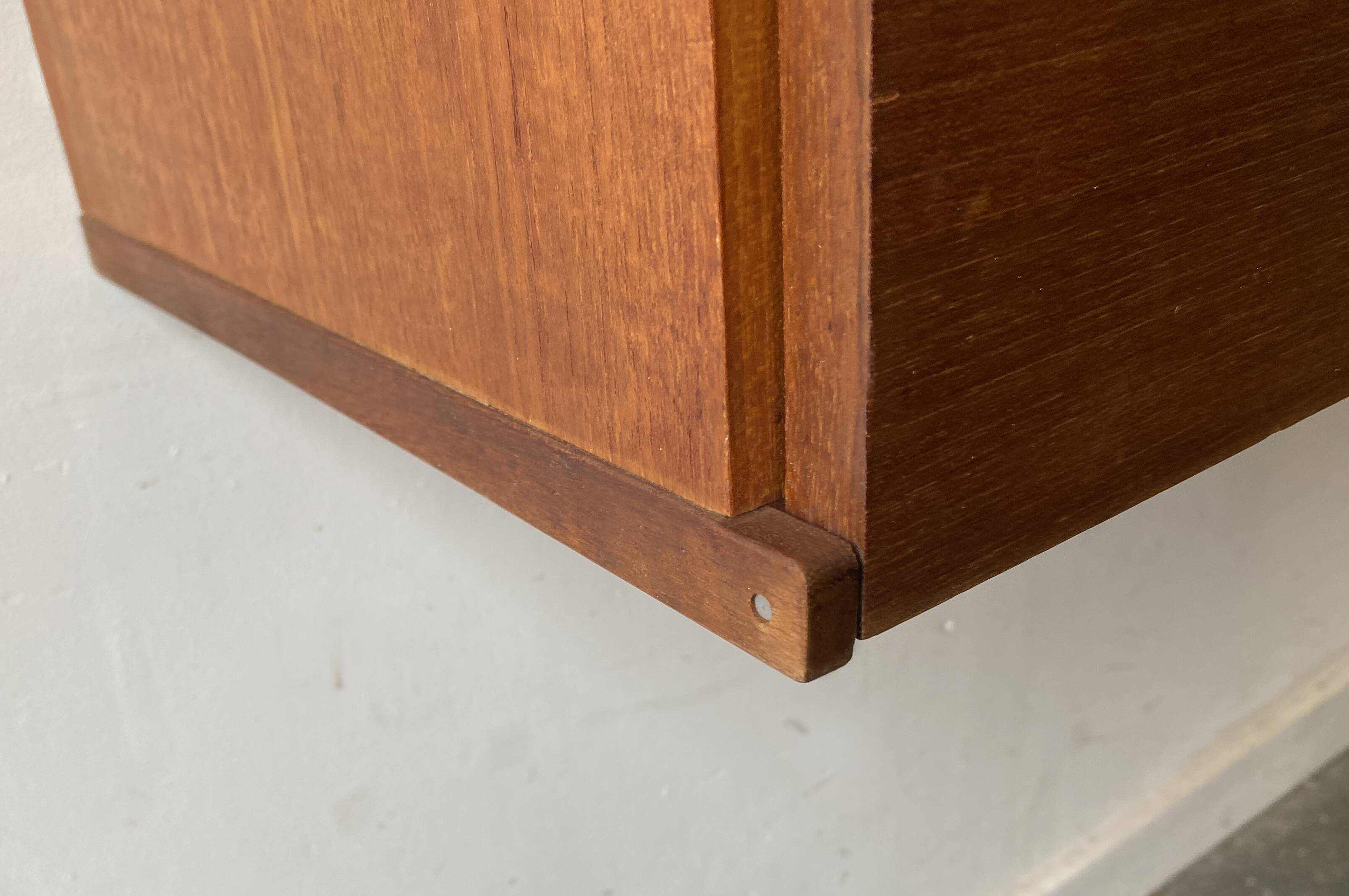 Mid-Century Modern wall mounted desk unit by Beaver and Tapley