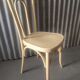 Taxhel curved wooden bistro chair