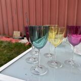 Verres à vin en véritable cristallin