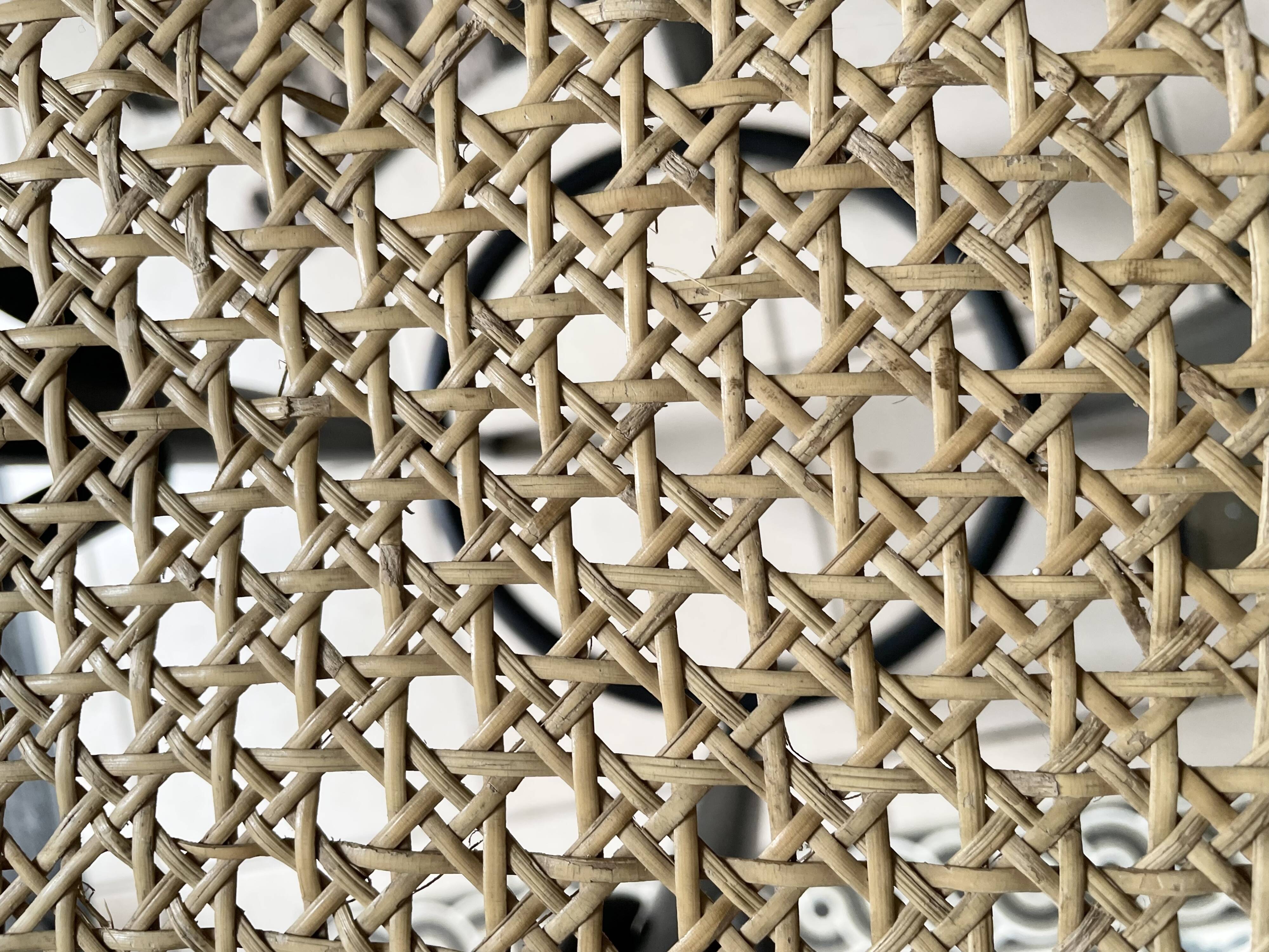 Vintage caned bar stools