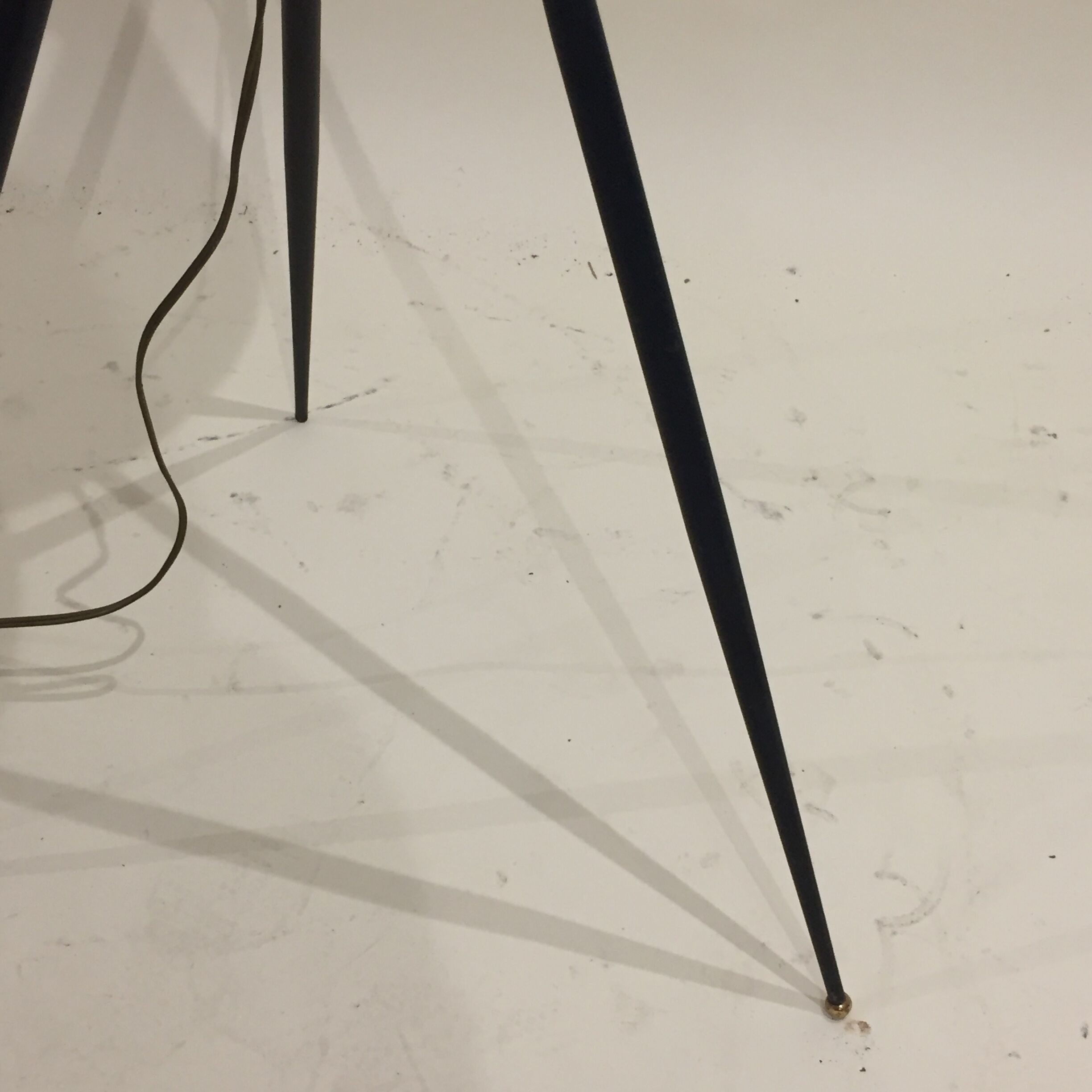 Modernist tripod floor lamp