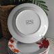 Porcelain floral dessert plates
