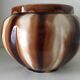 Art deco ceramic pot cover