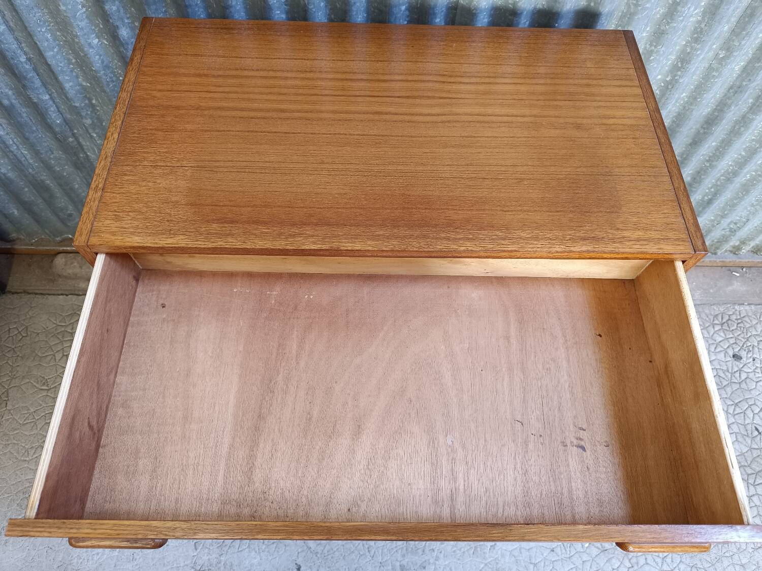 Vintage Scandinavian teak chest of drawers