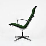 Green EA124 armchair by Charles and Ray Eames for Herman Miller, 1970s